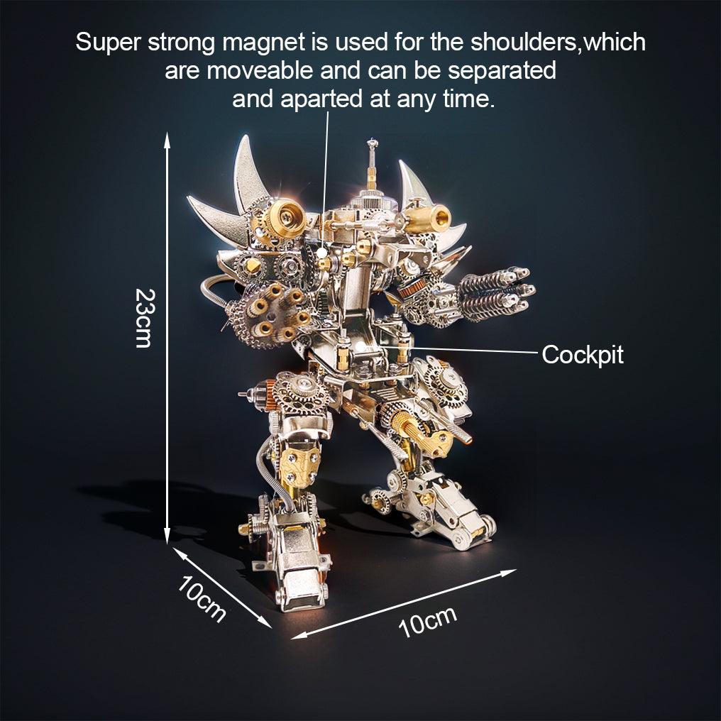 Puzzloria™ | DIY 3D Metal Mechanical Magnetic Mecha Puzzle Assembly Model Kit - Puzzloria