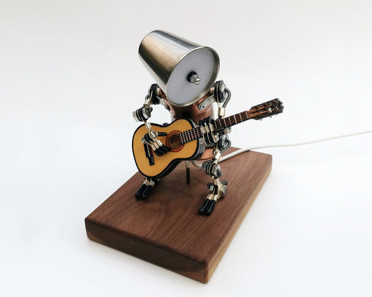 Puzzloria | DIY 3D Metal Steampunk Hand-Assembled Robot Band Model