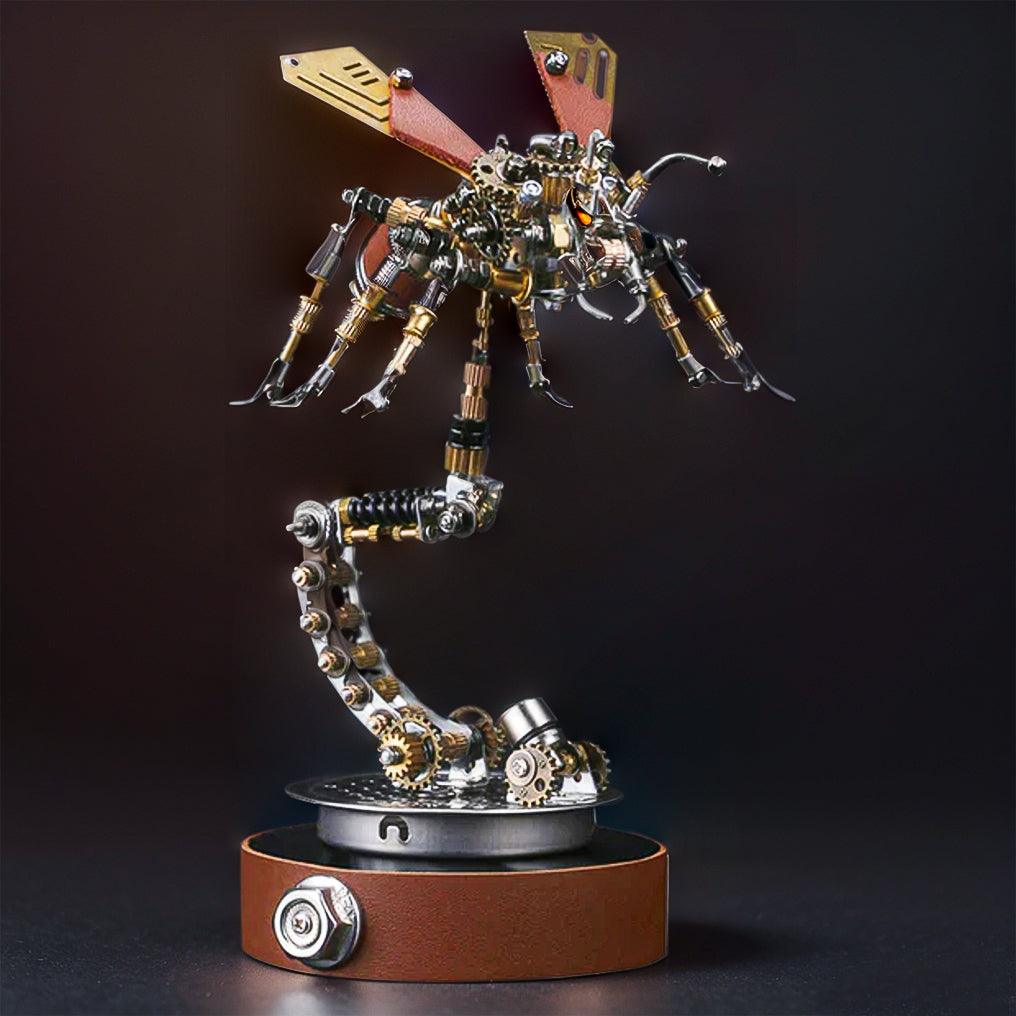 Puzzloria™ | DIY 3D Metal Mechanical Puzzle Model Kit Termite with Holder - Puzzloria