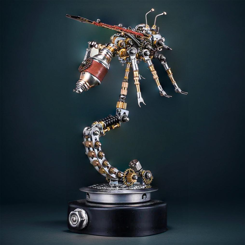 Puzzloria™ | DIY 3D Metal Mechanical Puzzle Model Kit Termite with Holder - Puzzloria