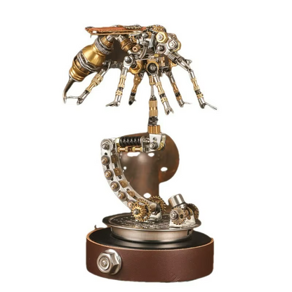 Puzzloria | DIY 3D Metal Mechanical Puzzle Model Kit Termite with Holder