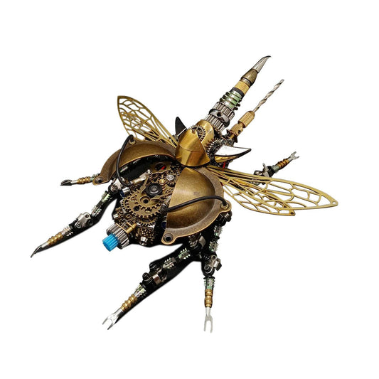 Puzzloria™ | DIY 3D Metal Mechanical Rotatable Beetle Assembly Puzzle Model Kit - Puzzloria