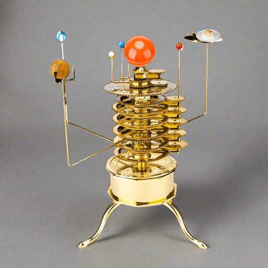 Puzzloria™ | DIY 3D Metal Orrery Solar System Eight Planet Model Kit - 200Pcs - Puzzloria