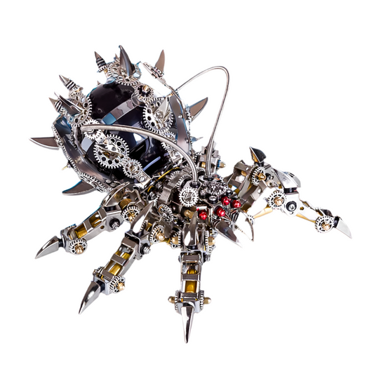 Puzzloria | DIY 3D Metal Spider with Bluetooth Speaker Puzzle Model Kit Games Creative Gift 