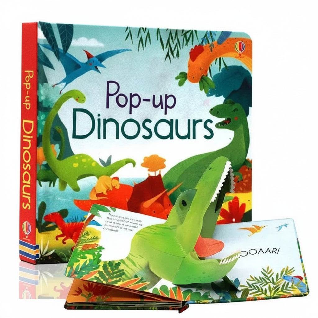 pop-up dinosaur book for kids ages 3 to 6 with hardcover prehistoric scenes for preschool bedtime reading birthday gift – Dinosaurs