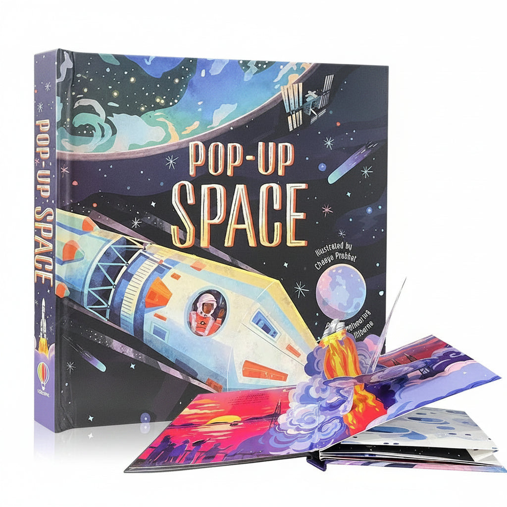pop-up space book for kids ages 3 to 6 with hardcover astronaut and rocket pop-up scenes for preschool bedtime reading – Space
