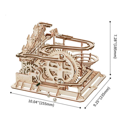 Puzzloria™ | Funnel Parkour - 3D Wooden Puzzle Marbel Run - Puzzloria