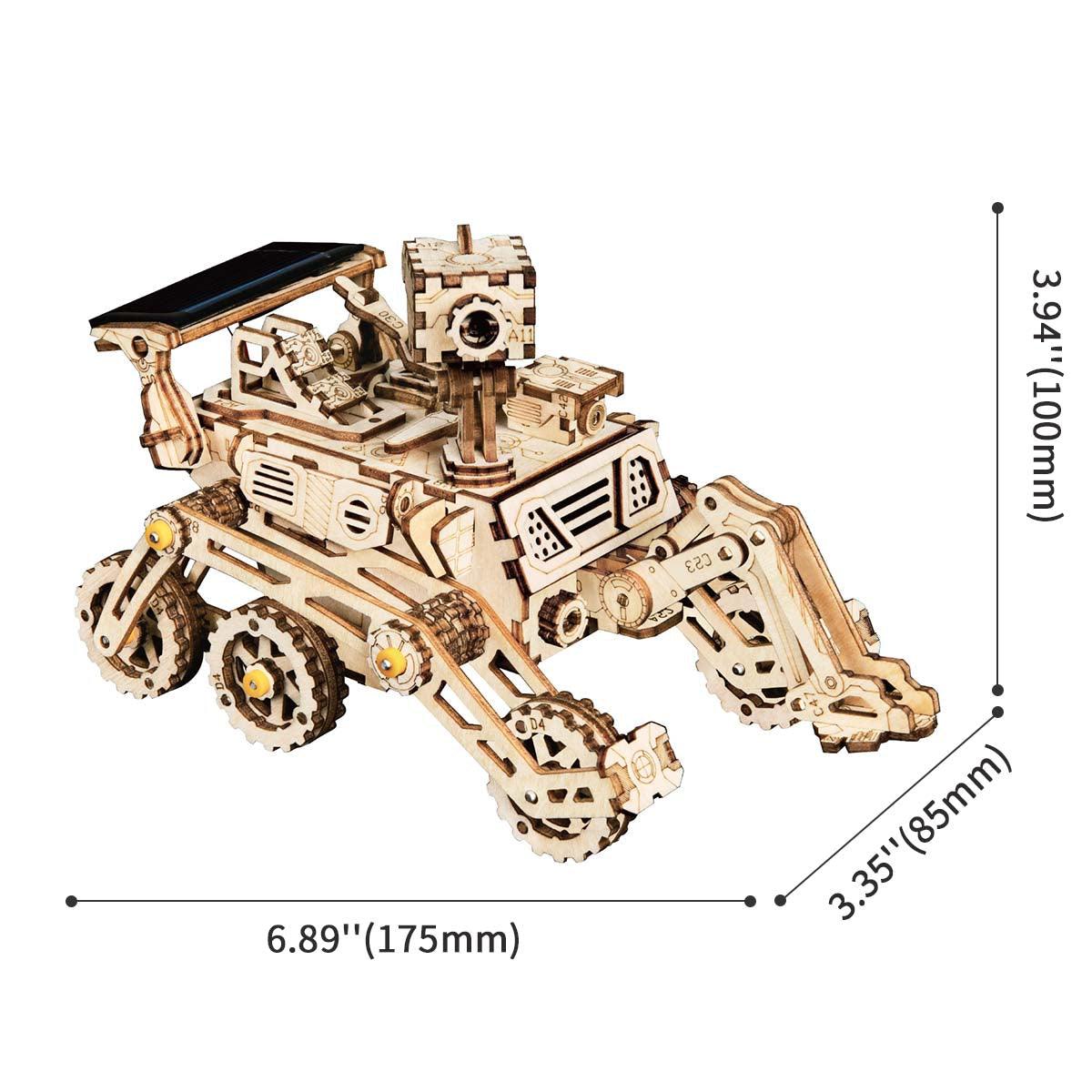Puzzloria™ | Harbinger Rover - Solar-Powered Mars Exploration Model Kit - Puzzloria