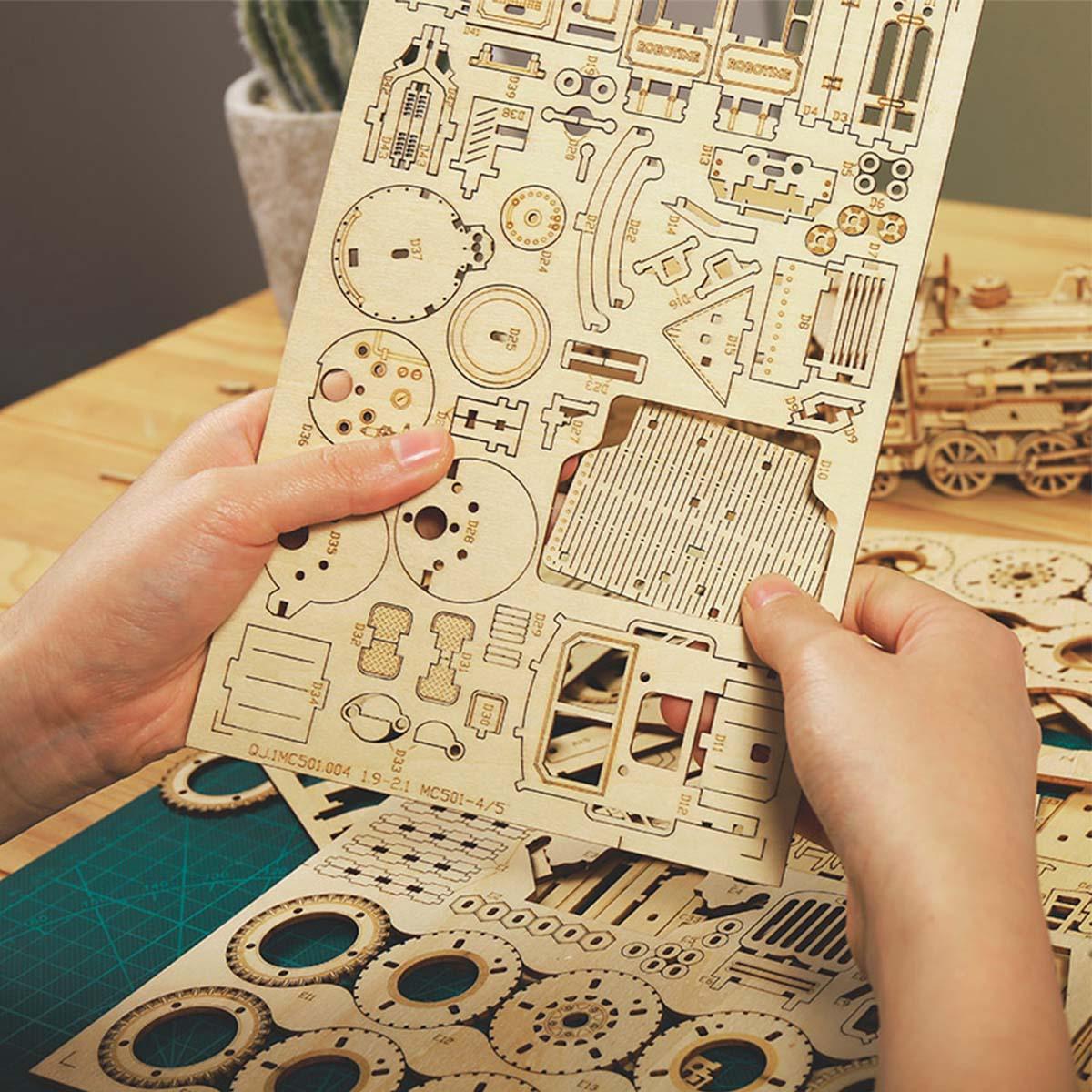 Puzzloria™ | Heritage Roadster - Premium Wooden Car Model Kit - Puzzloria