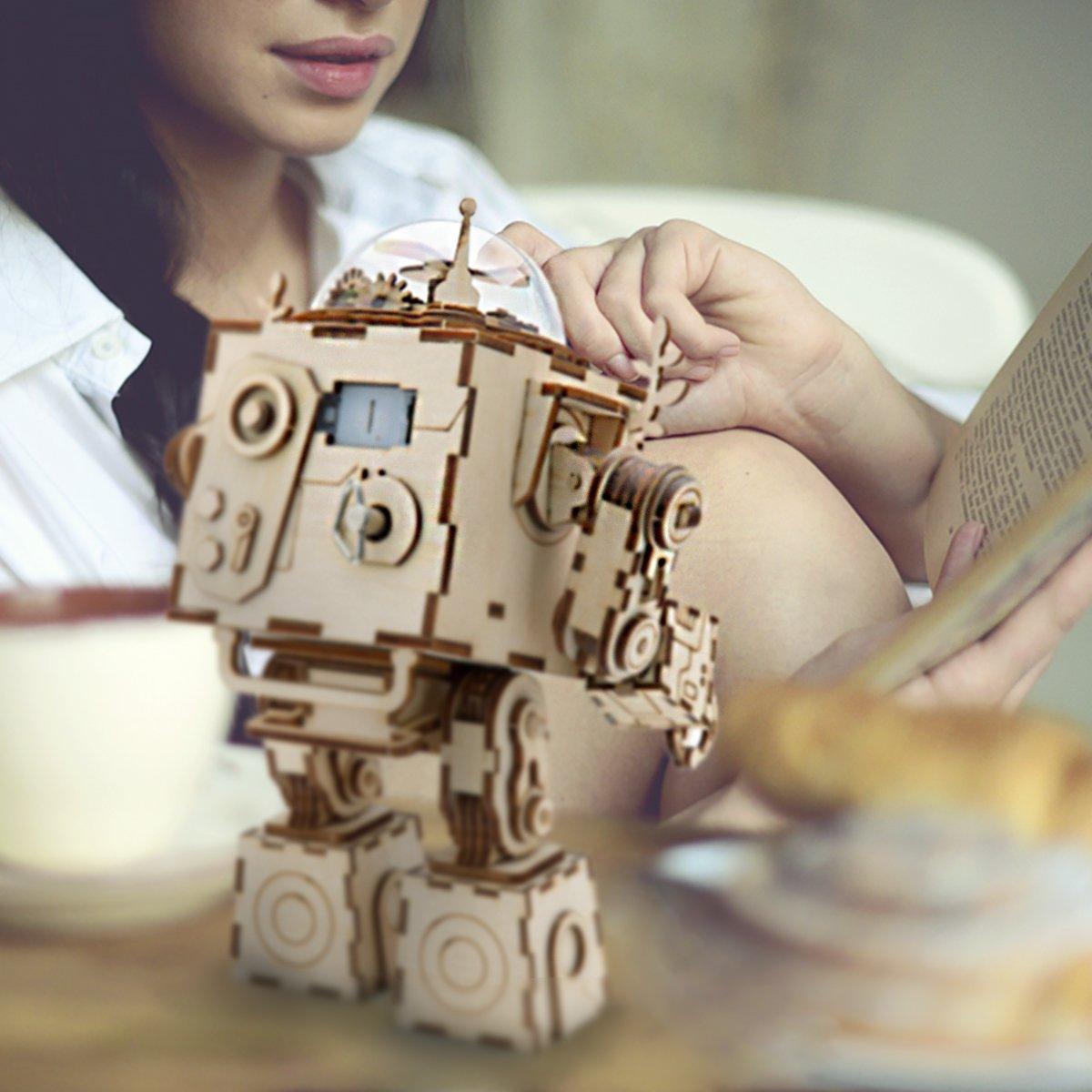 Puzzloria™ | Orpheus Illuminator - Steampunk Music Box with Light - Puzzloria