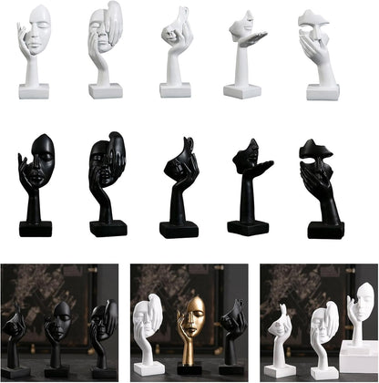matte resin abstract thinker statue minimalist home decor housewarming gift for art lovers and collectors – STATUE_G_1, STATUE_G_2, STATUE_G_3, STATUE_G_4, STATUE_G_5, STATUE_B_1, STATUE_B_2, STATUE_B_3, STATUE_B_4, STATUE_B_5, STATUE_W_1, STATUE_W_2, STATUE_W_3, STATUE_W_4, STATUE_W_5