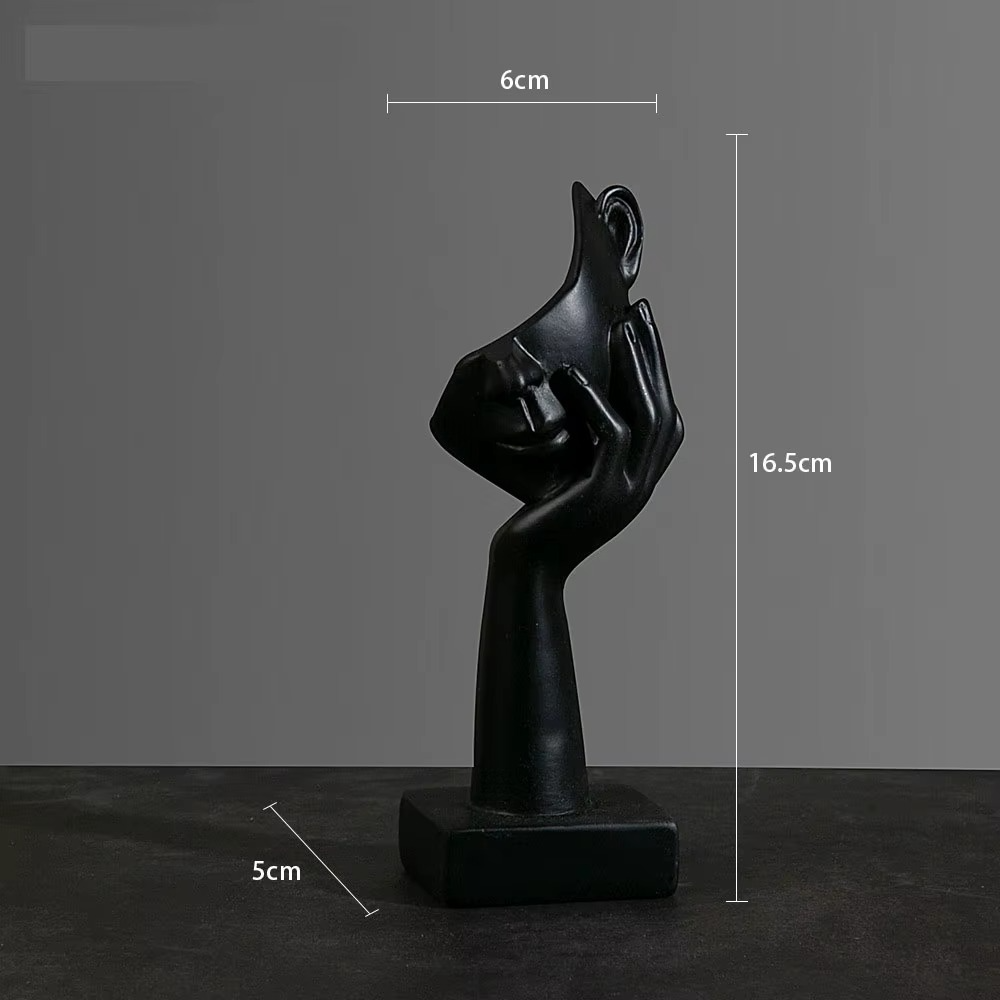 resin sculpture for office desk meditation corner contemporary decor face hand figurine display piece – STATUE_G_1, STATUE_G_2, STATUE_G_3, STATUE_G_4, STATUE_G_5, STATUE_B_1, STATUE_B_2, STATUE_B_3, STATUE_B_4, STATUE_B_5, STATUE_W_1, STATUE_W_2, STATUE_W_3, STATUE_W_4, STATUE_W_5
