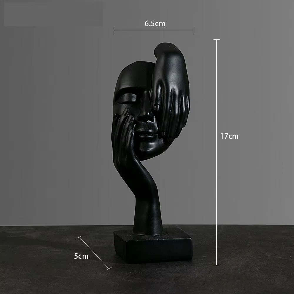 abstract face sculpture resin thinker statue modern minimalist home decor for living room and office desk – STATUE_G_1, STATUE_G_2, STATUE_G_3, STATUE_G_4, STATUE_G_5, STATUE_B_1, STATUE_B_2, STATUE_B_3, STATUE_B_4, STATUE_B_5, STATUE_W_1, STATUE_W_2, STATUE_W_3, STATUE_W_4, STATUE_W_5