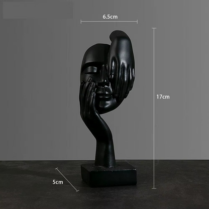 abstract face sculpture resin thinker statue modern minimalist home decor for living room and office desk – STATUE_G_1, STATUE_G_2, STATUE_G_3, STATUE_G_4, STATUE_G_5, STATUE_B_1, STATUE_B_2, STATUE_B_3, STATUE_B_4, STATUE_B_5, STATUE_W_1, STATUE_W_2, STATUE_W_3, STATUE_W_4, STATUE_W_5