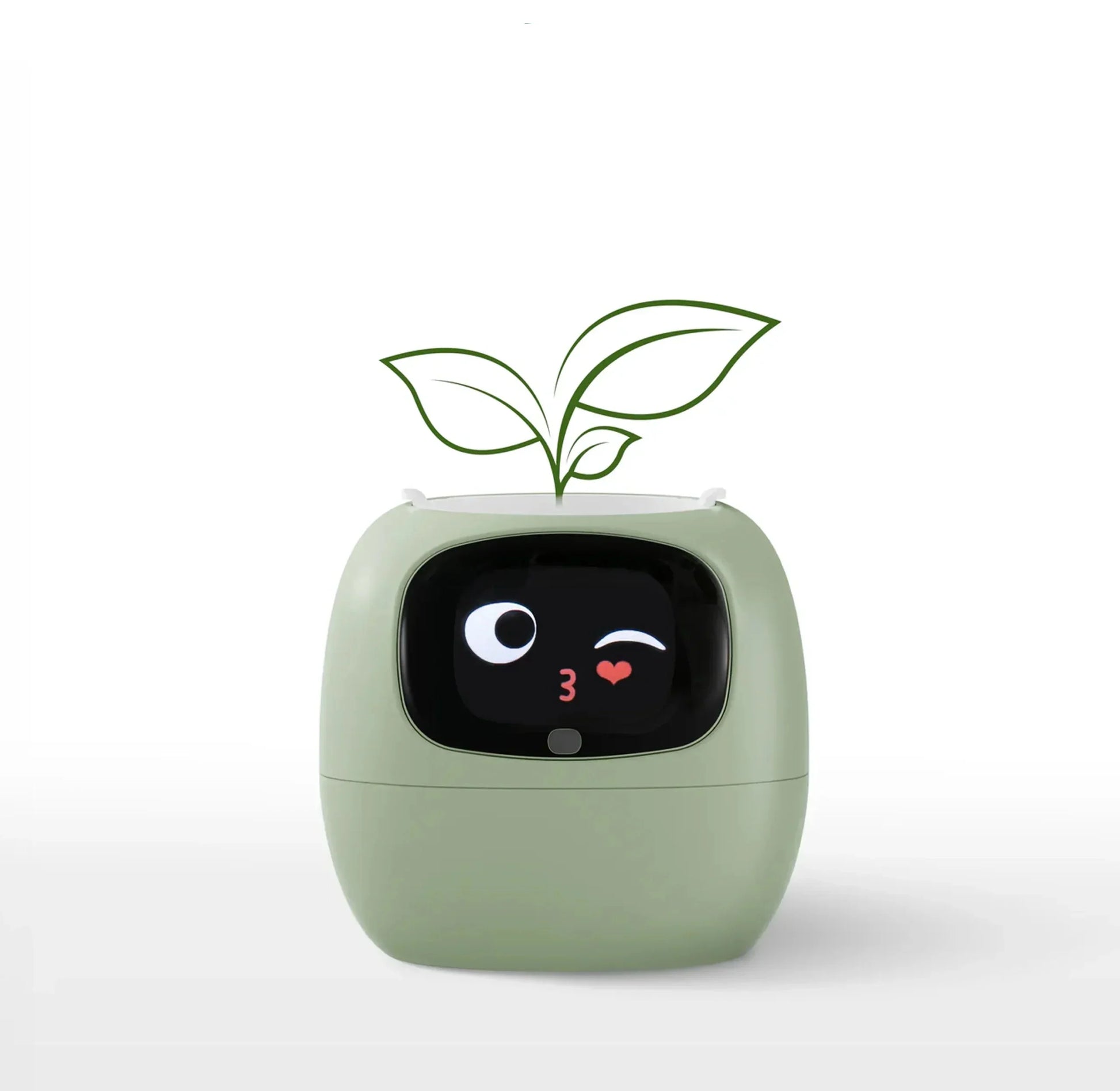 self-watering desk planter with touch responsive leaves smart home control gadget for office and home decor – Yellow, Green, Pink, Purple, White