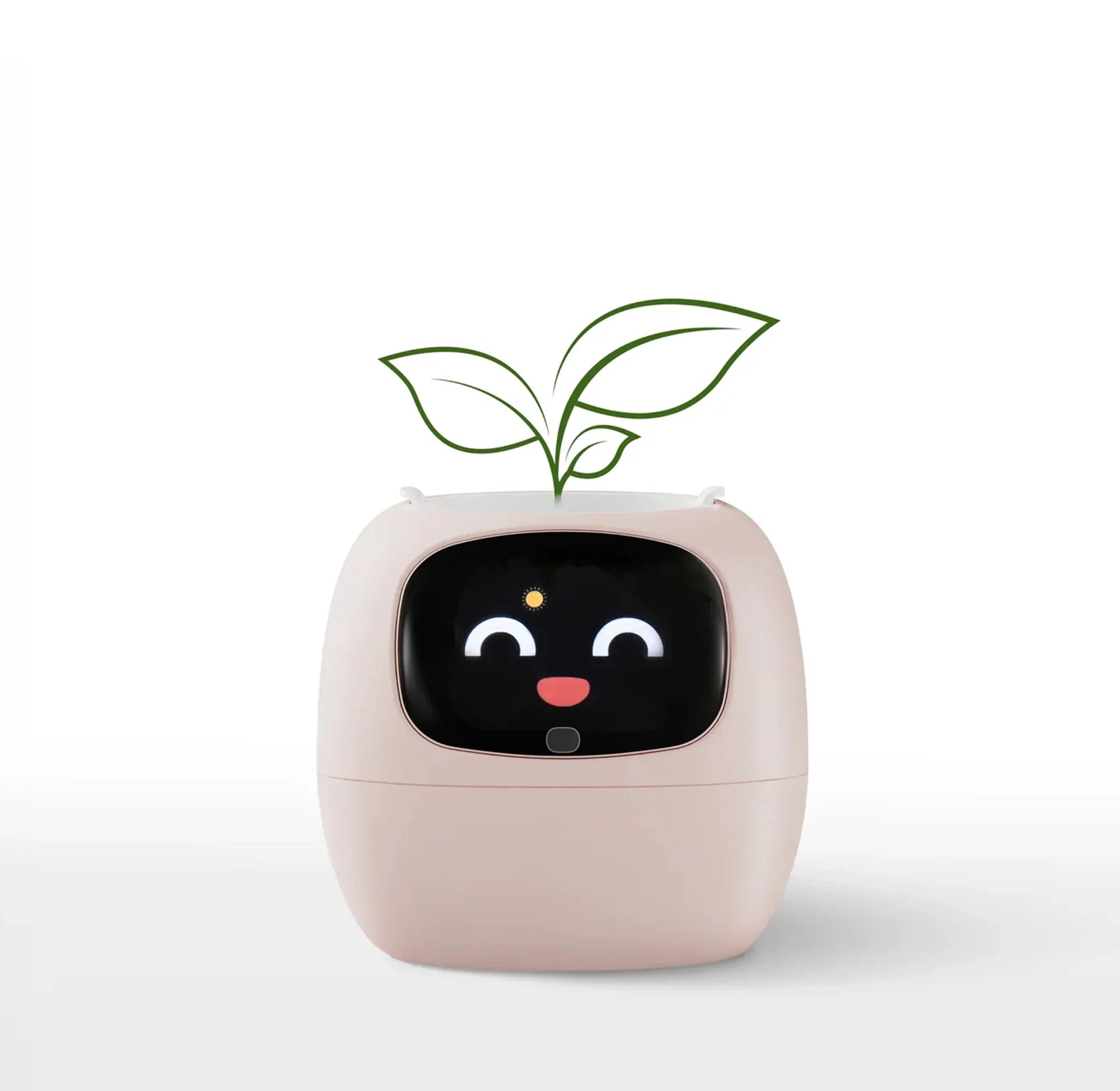 wifi connected plant pot with automatic watering system stem gadget for home office and bedroom shelf decor – Yellow, Green, Pink, Purple, White