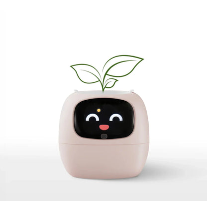 wifi connected plant pot with automatic watering system stem gadget for home office and bedroom shelf decor – Yellow, Green, Pink, Purple, White