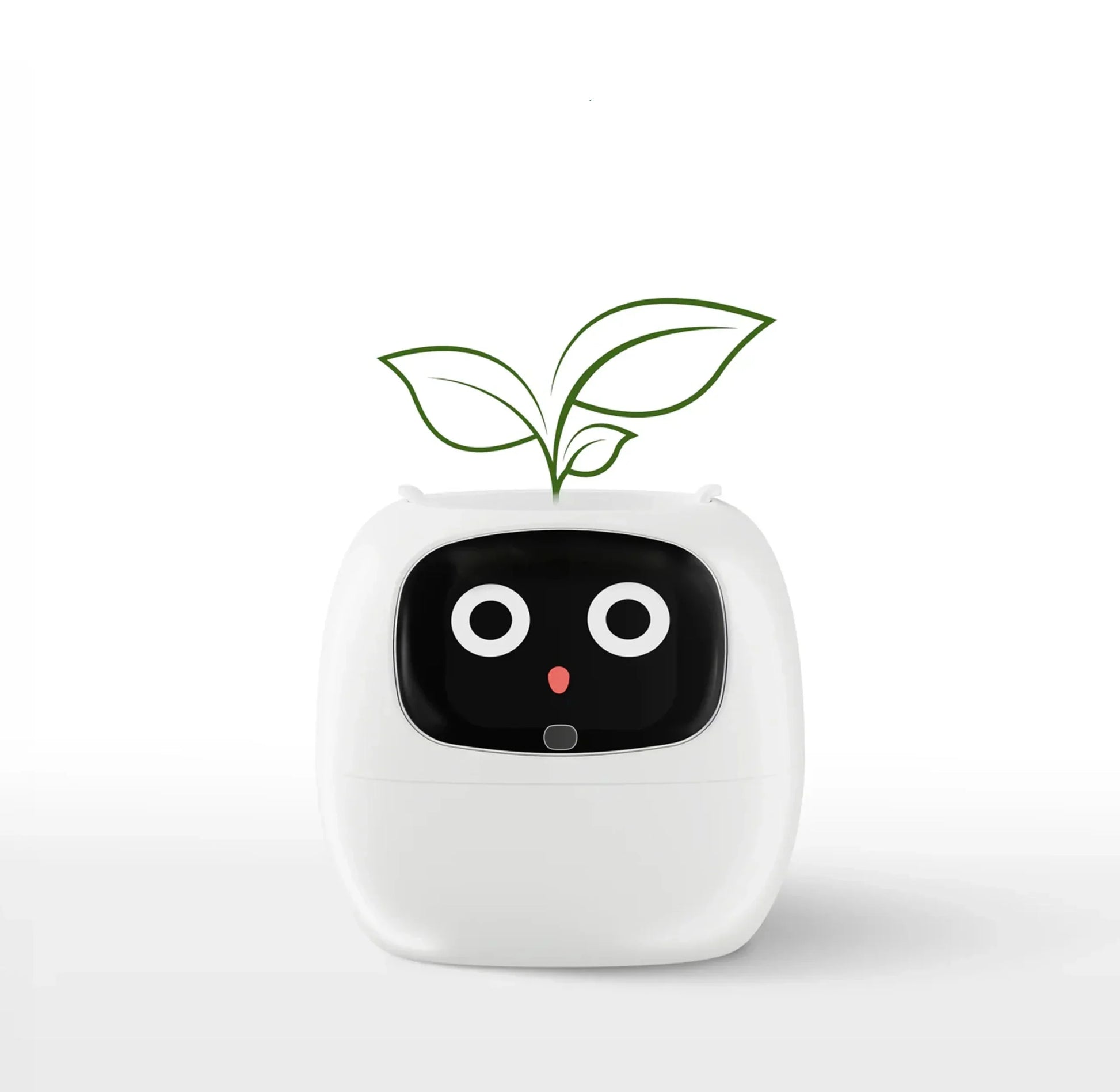 cute ai pot lcd face shows plant moods four environmental sensors moisture light temperature humidity – Yellow, Green, Pink, Purple, White
