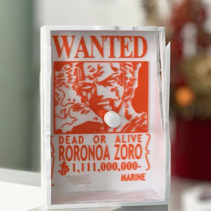 zoro red glow shadow wall lamp wanted poster one piece night light anime room decor LED projector fan gift 3256808492540116-ZBR 3256808492540116-ZBB 3256808492540116-LR 3256808492540116-LB 3256808492540116-ZRR 3256808492540116-ZRB 3256808492540116-DR 3256808492540116-DB