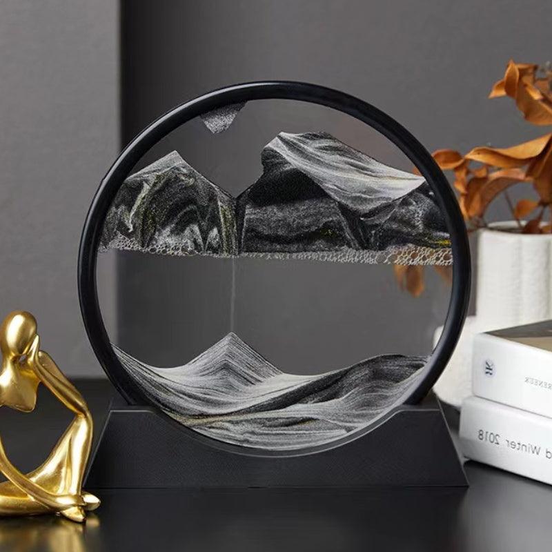 Puzzloria™ | Tranquility Flow - 3D Rotating Sand Art - Puzzloria