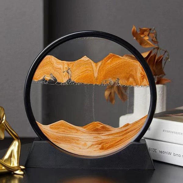 Puzzloria™ | Tranquility Flow - 3D Rotating Sand Art - Puzzloria
