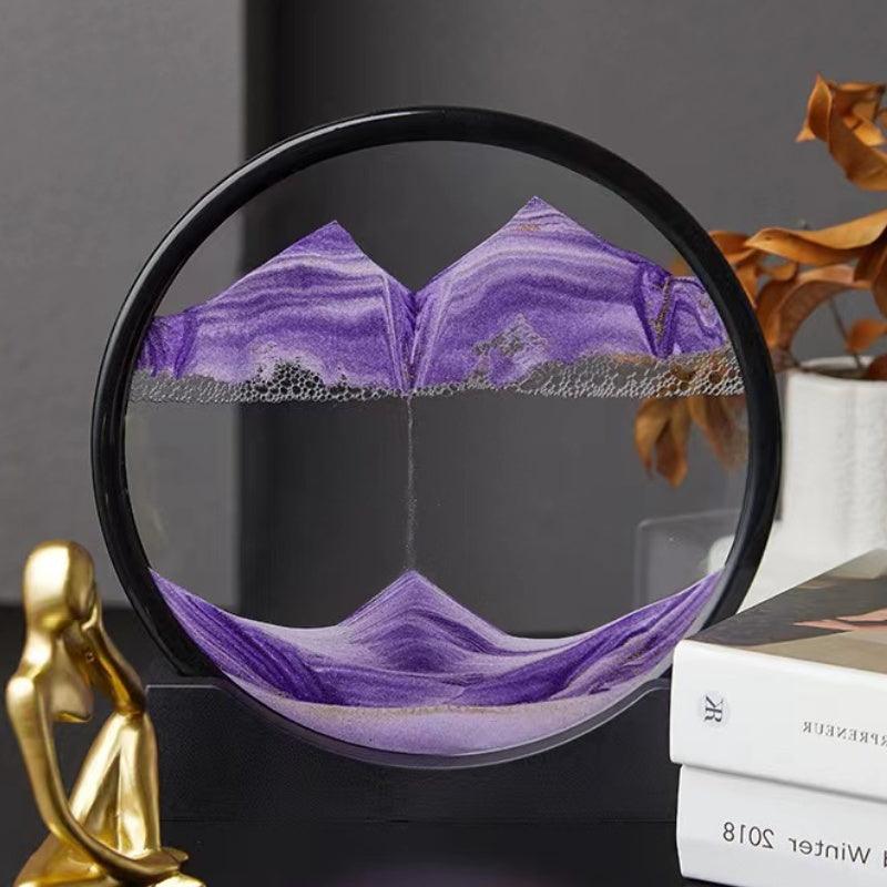 Puzzloria™ | Tranquility Flow - 3D Rotating Sand Art - Puzzloria