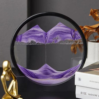 Puzzloria™ | Tranquility Flow - 3D Rotating Sand Art - Puzzloria