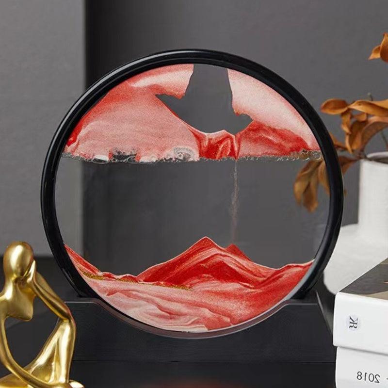 Puzzloria™ | Tranquility Flow - 3D Rotating Sand Art - Puzzloria