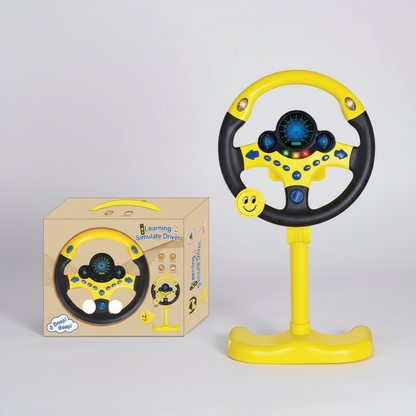 kids steering wheel toy, toddler car seat toy, simulation steering wheel, interactive driving toy, baby steering wheel, travel toy for toddlers, stroller toy, pretend driving toy, toy steering wheel with lights and sounds, educational toy for kids, gift for toddlers 3256807605937510-YB 3256807605937510-YW
