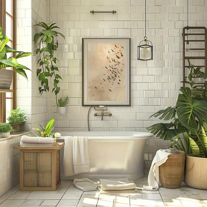 geometric flying birds print Japanese aesthetic wall art - 1778357099759_755, 1778357099759_465, 1778357099759_463, 1778357099759_998