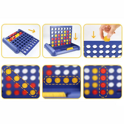 Connect 4 portable foldable board game four in a row family strategy game with red and yellow pieces  CONNECT4_BS CONNECT4_BM CONNECT4_BL CONNECT4_BXL