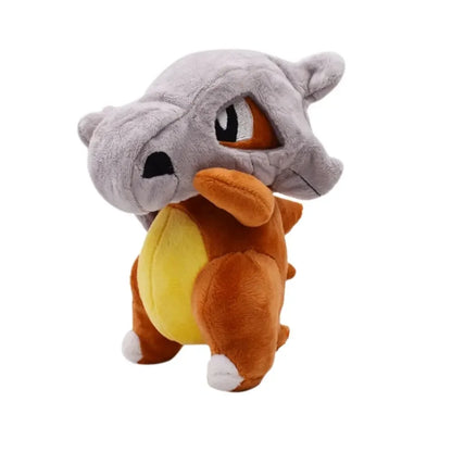 cubone plush toy pokemon stuffed animal for kids and collectors, soft gen 1 character doll for shelf display