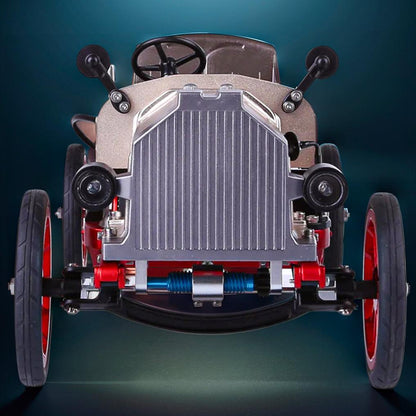 Puzzloria™ | DIY Educational Metal Mechanical Classic Car Mini Electric Single-cylinder Engine Assembly Kit - Puzzloria