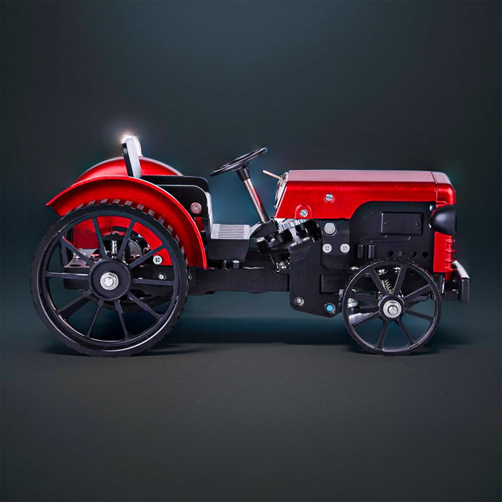 Puzzloria™ | DIY Educational Mini APP Metal RC Tractor Model Assembly Kit - Puzzloria