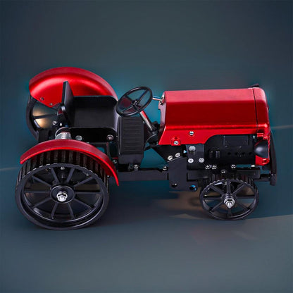 Puzzloria™ | DIY Educational Mini APP Metal RC Tractor Model Assembly Kit - Puzzloria