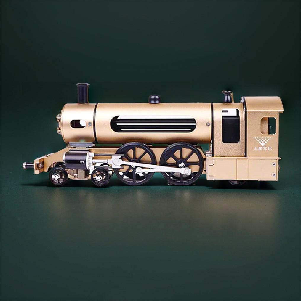 Puzzloria™ | DIY Full Metal Steam Locomotive Train Assembly Engine Kit with Track 387Pcs - Puzzloria