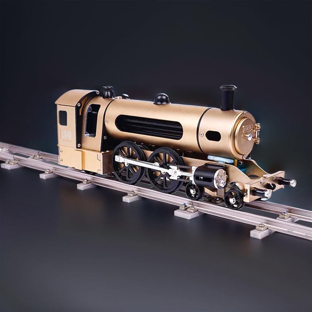 Puzzloria™ | DIY Full Metal Steam Locomotive Train Assembly Engine Kit with Track 387Pcs - Puzzloria