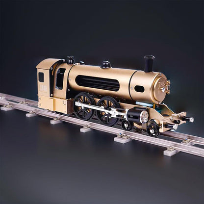 Puzzloria™ | DIY Full Metal Steam Locomotive Train Assembly Engine Kit with Track 387Pcs - Puzzloria