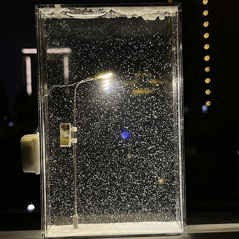 Puzzloria™ | Enchanting DIY Street Light Snow Simulation - Puzzloria