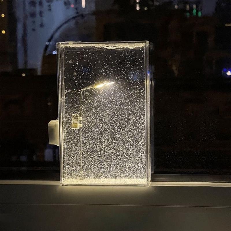 Puzzloria™ | Enchanting DIY Street Light Snow Simulation - Puzzloria