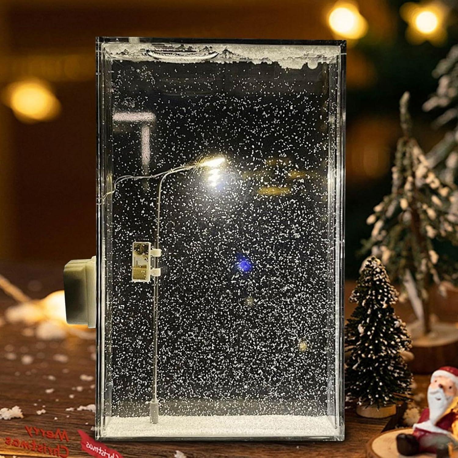 Puzzloria™ | Enchanting DIY Street Light Snow Simulation - Puzzloria