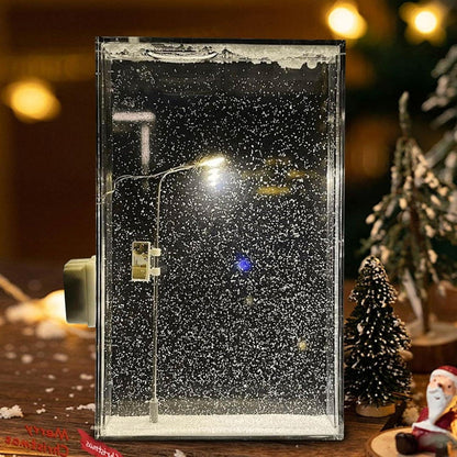 Puzzloria™ | Enchanting DIY Street Light Snow Simulation - Puzzloria