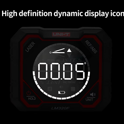 LM320D LM320E LM320F digital inclinometer magnetic angle finder with HD display