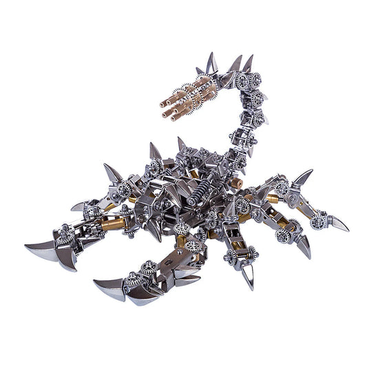 Puzzloria DIY 3D Metal Mechanical War Scorpion Puzzle Model Assembly Kit - Puzzloria