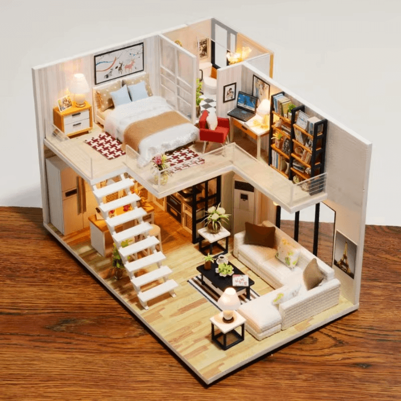 Puzzloria™ | DIY Dollhouse Kit (Enchanted Cottage) - Puzzloria