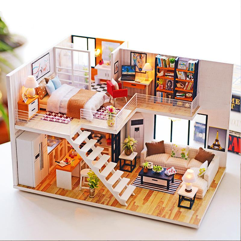 Puzzloria™ | DIY Dollhouse Kit (Enchanted Cottage) - Puzzloria