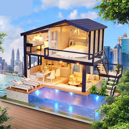 Puzzloria™ | DIY Dollhouse Kit (Time Apartment) - Puzzloria