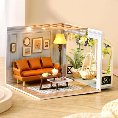 Puzzloria™ | DIY Dollhouse Kit (Warm Moment) - Puzzloria