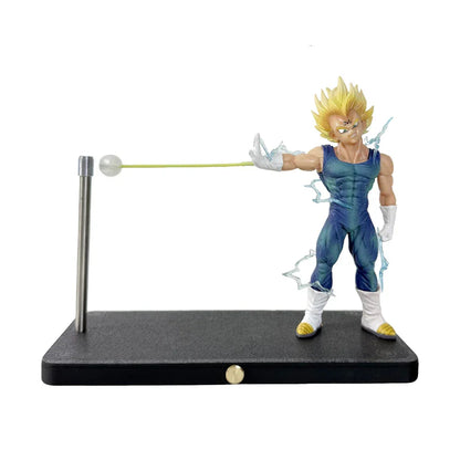 dragon ball z vegeta figurine product shot magnetic beam mechanism unlit white bg – Vegeta, Vegeta + Half Body Statue