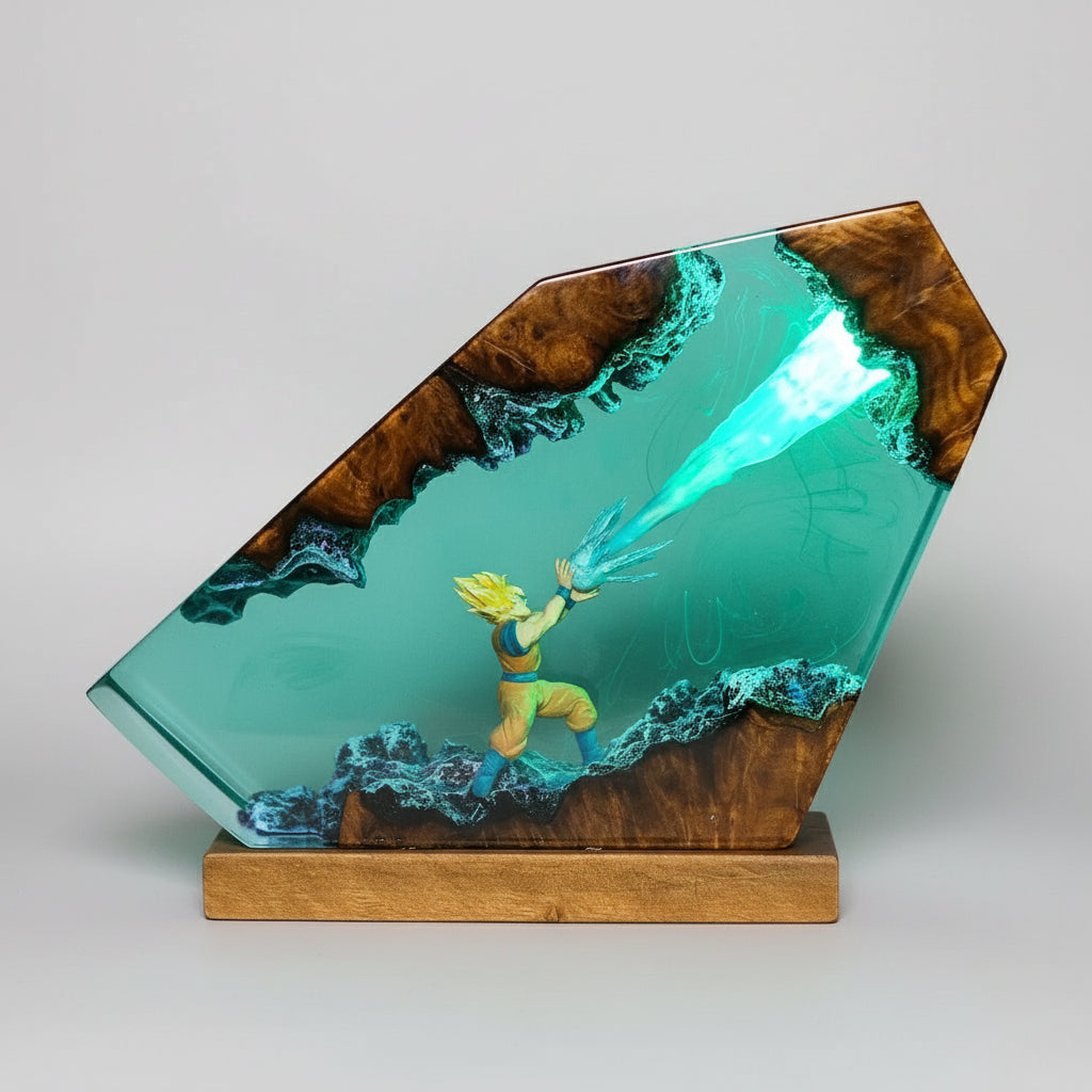 Puzzloria™ | Dragon Ball Z Kakarot Resin RGB Night Light lamp Desktop Decoration